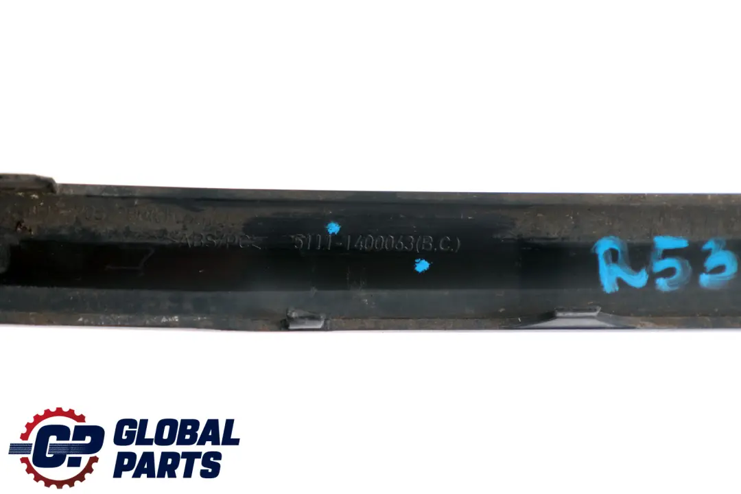 BMW Mini Cooper S R52 R53 Frontstoßstange Zierleiste Schwarz - SKU 1400063 - Teilenummer 1400063