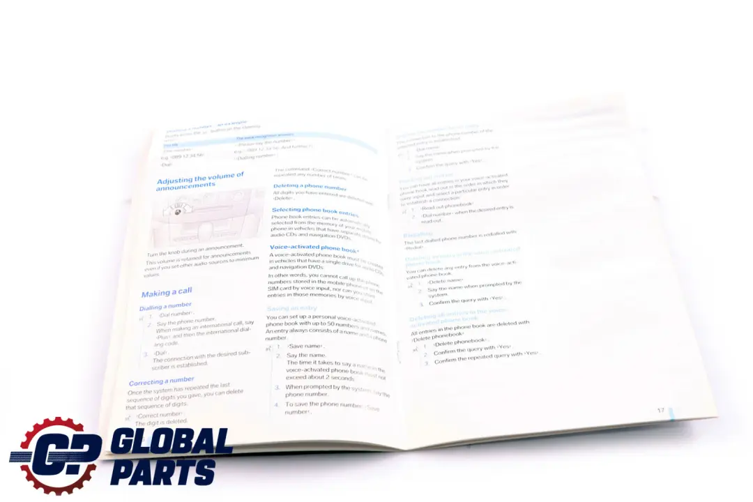 BMW 1 Series E81 E87 LCI E90 E91 Mobile Phone Provision System Handbook - SKU 1412600327 - Part number 1412600327