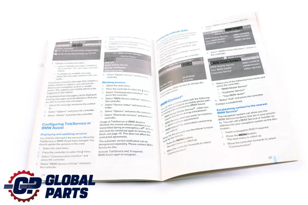 BMW 1 Series E81 E87 LCI E90 E91 Mobile Phone Provision System Handbook - SKU 1412600327 - Part number 1412600327