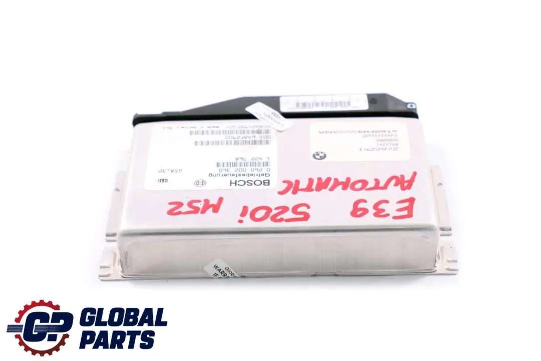 M52 Automatic Gearbox ECU Control Module EGS to BMW E39 520i with Part number 1422972 BMW E39 520i M52 Automatic Gearbox ECU Control Module EGS - SKU 1422972 - Part number 1422972