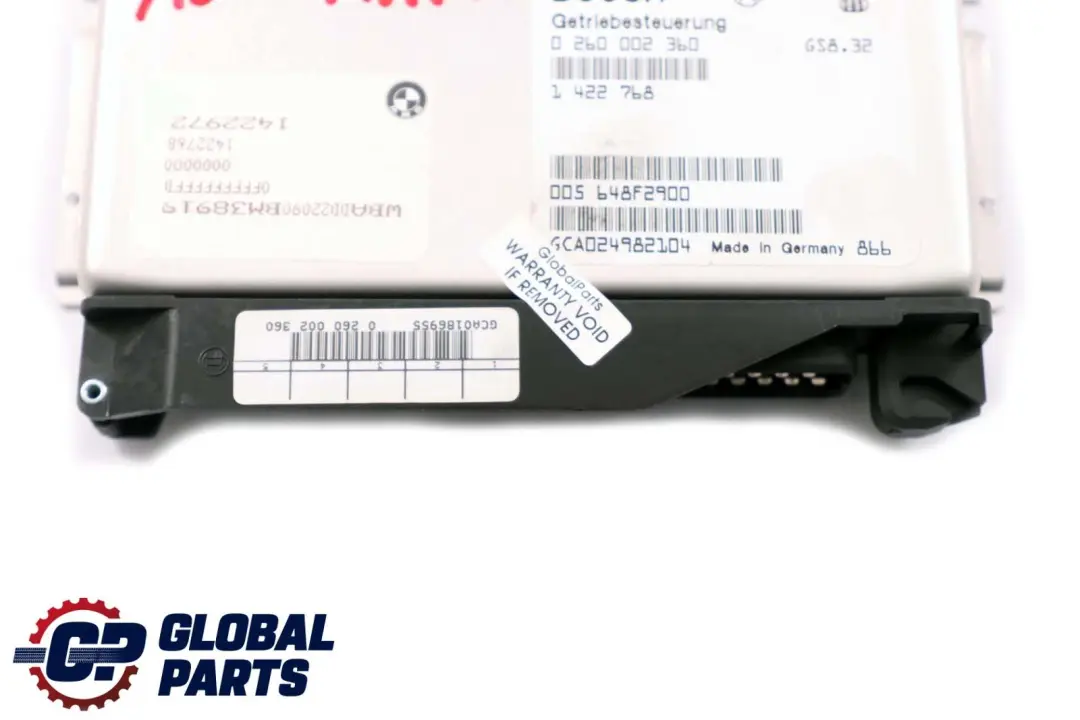 M52 Automatic Gearbox ECU Control Module EGS to BMW E39 520i with Part number 1422972 BMW E39 520i M52 Automatic Gearbox ECU Control Module EGS - SKU 1422972 - Part number 1422972