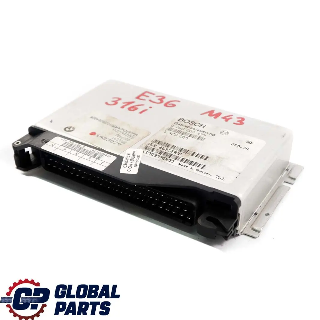 M43 Moteur Transmission Automatique Unite Module EGS 142300 pour BMW E36 316i à propos du numéro de pièce 1423079 BMW E36 316i M43 Moteur Transmission Automatique Unite Module EGS 142300 - SKU 1423079 - Numéro de pièce 1423079