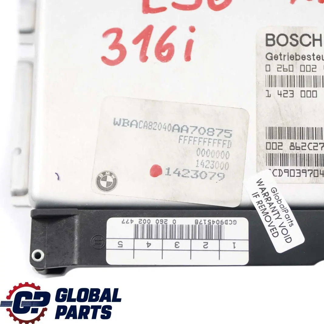 BMW 3 E36 316i M43 Engine Automatic Gearbox Control Unit EGS 1423000 - SKU 1423079 - Part number 1423079