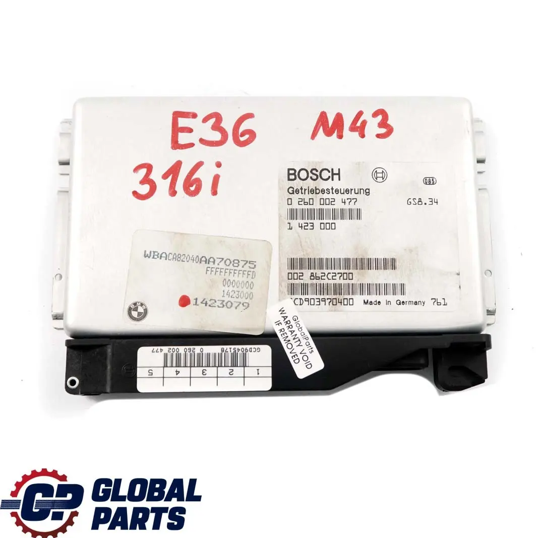 BMW 3 E36 316i M43 Engine Automatic Gearbox Control Unit EGS 1423000 - SKU 1423079 - Part number 1423079