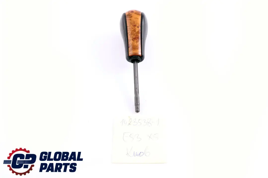 BMW X5 Series 1 E53 Automatic Selector Lever Handle Leather Knob Light Poplar - SKU 1423538-1 - Part number 1423538