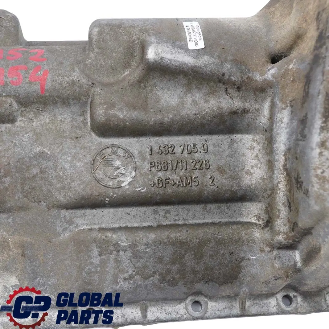 BMW Z4 E46 E85 benzina M52 M54 coppa olio motore 1432705 - SKU 1432703 - Numero di parte 1432703