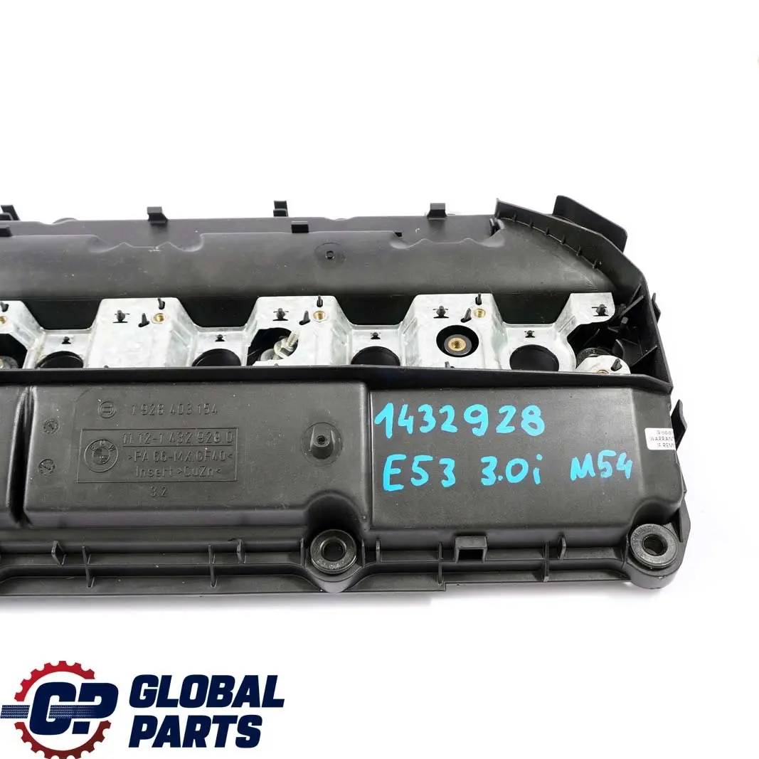M52 M54 Petrol Engine Cylinder Head Rocker Cover to BMW 3 5 X5 E39 E46 E53 with Part number 1432928 BMW 3 5 X5 E39 E46 E53 M52 M54 Petrol Engine Cylinder Head Rocker Cover - SKU 1432928 - Part number 1432928