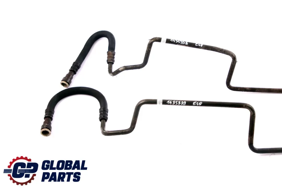 BMW 3 er E46 M52 M54 Benzin Ölkühlerleitung Vorlauf Rücklauf 1435338 - SKU 1435339 - Teilenummer 1435338 1435339