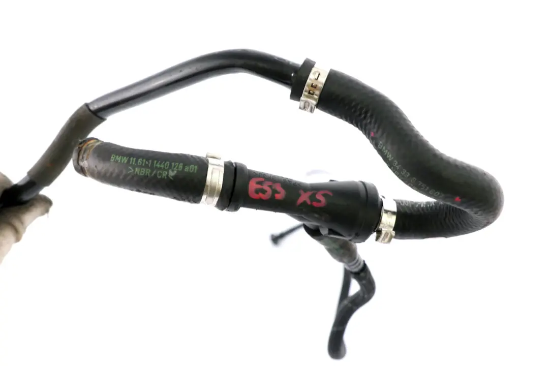 BMW 5 7 X5 Series E39 E38 E53 Vacuum Pipe Hose Petrol M62 6751607 - SKU 1436644 - Part number 1436644