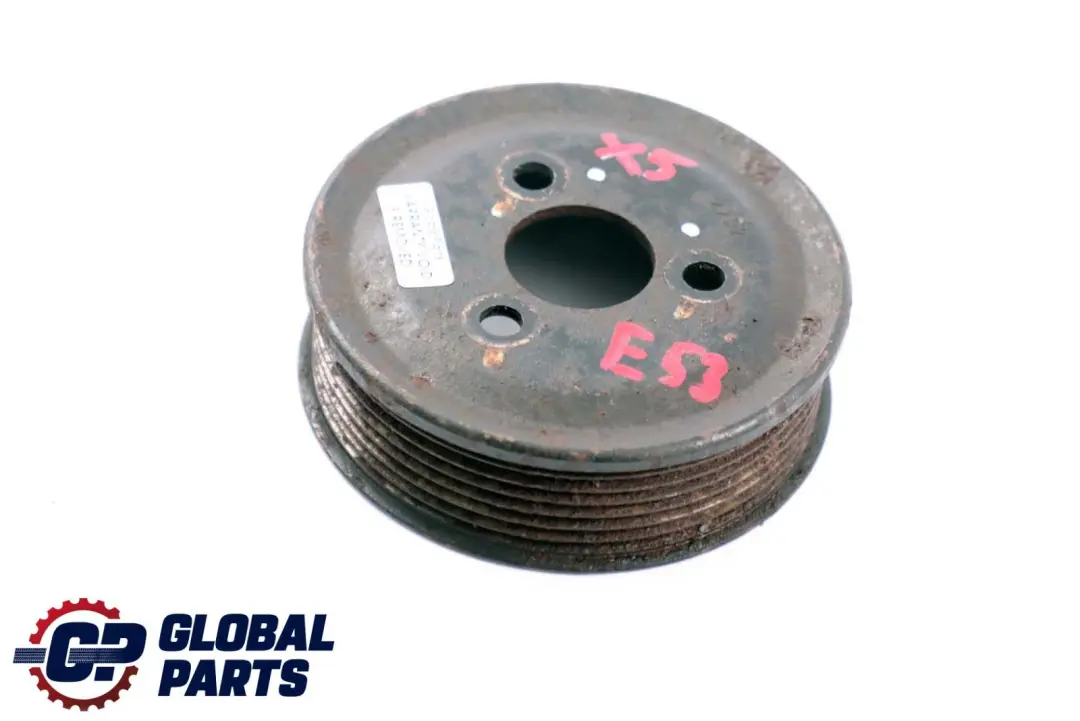 Steering Pump Pulley D=105MM to BMW X5 5 7 Series E53 E38 E39 Power with Part number 1437990 BMW X5 5 7 Series E53 E38 E39 Power Steering Pump Pulley D=105MM - SKU 1437990 - Part number 1437990