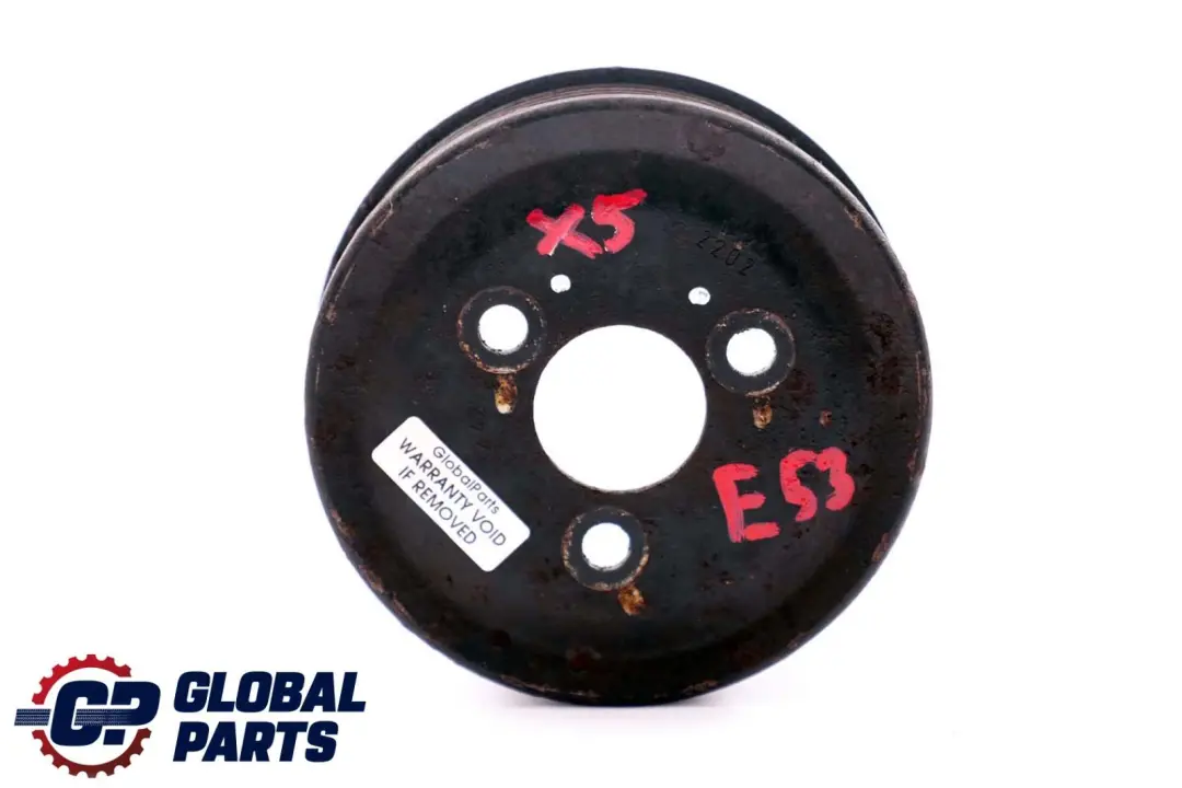 Steering Pump Pulley D=105MM to BMW X5 5 7 Series E53 E38 E39 Power with Part number 1437990 BMW X5 5 7 Series E53 E38 E39 Power Steering Pump Pulley D=105MM - SKU 1437990 - Part number 1437990