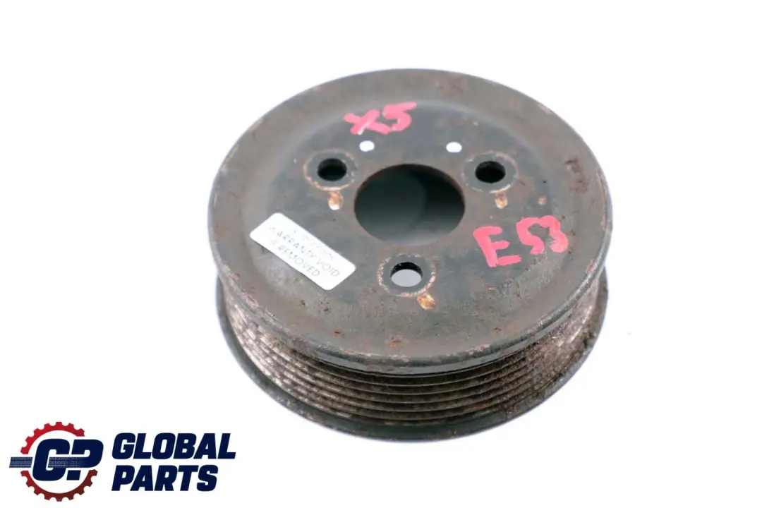 Steering Pump Pulley D=105MM to BMW X5 5 7 Series E53 E38 E39 Power with Part number 1437990 BMW X5 5 7 Series E53 E38 E39 Power Steering Pump Pulley D=105MM - SKU 1437990 - Part number 1437990