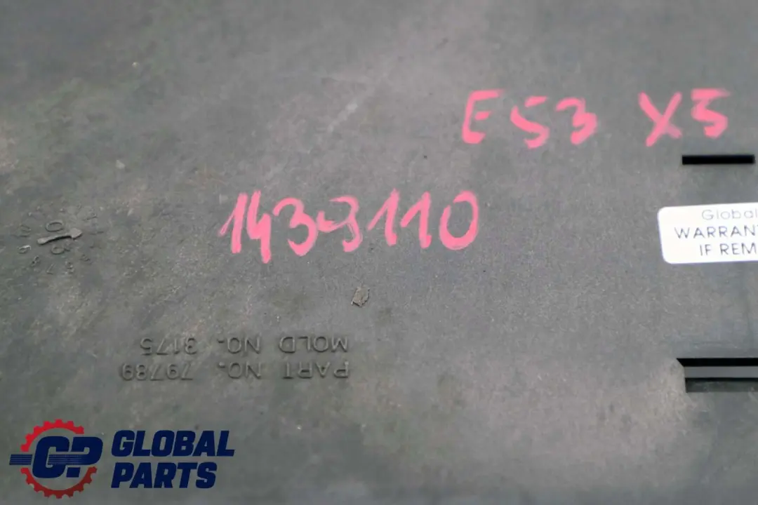 BMW E53 Termostato Radiador Enfriador Aceite Placa Montaje Gasolina - SKU 1439110 - Número de pieza 1439110