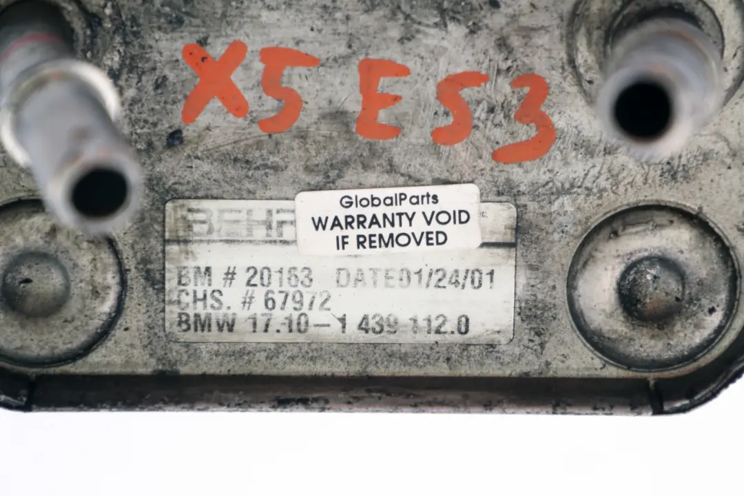 Scambiatore di Calore Cambio Automatico Radiatore Olio 1710 per BMW E53 con numero di parte 1439112 BMW E53 Scambiatore di Calore Cambio Automatico Radiatore Olio 1710 - SKU 1439112 - Numero di parte 1439112