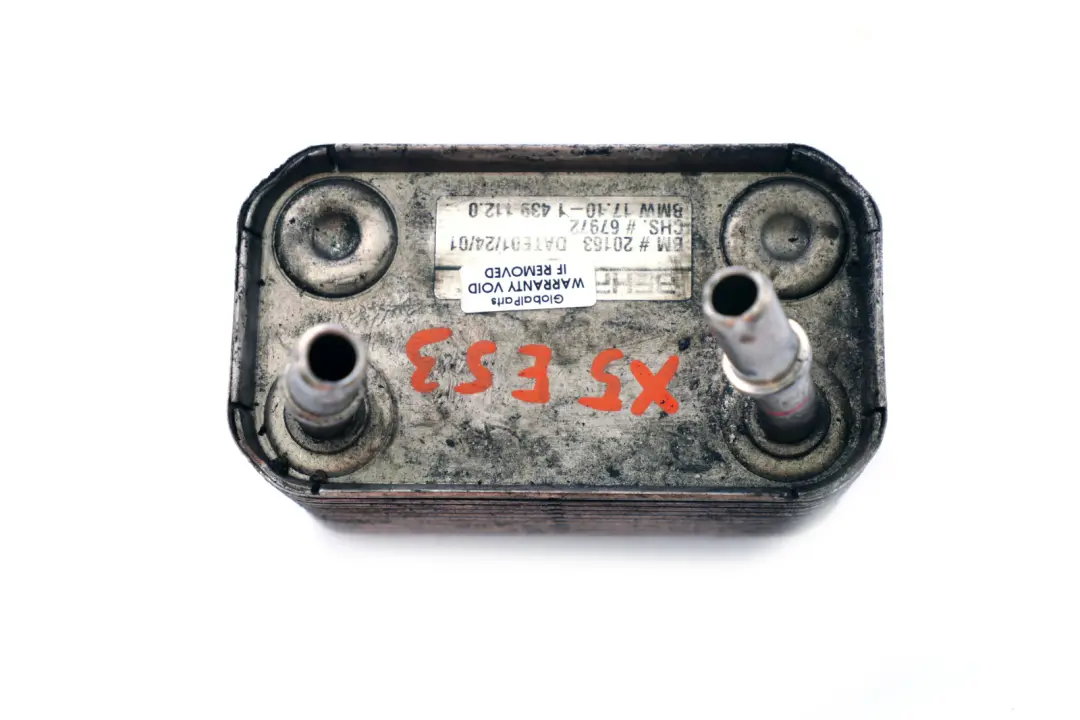 Chłodnica Chłodniczka Oleju Automat do BMW X5 E53 o numerze 1439112 BMW X5 E53 Chłodnica Chłodniczka Oleju Automat - SKU 1439112 - Numer Części 1439112
