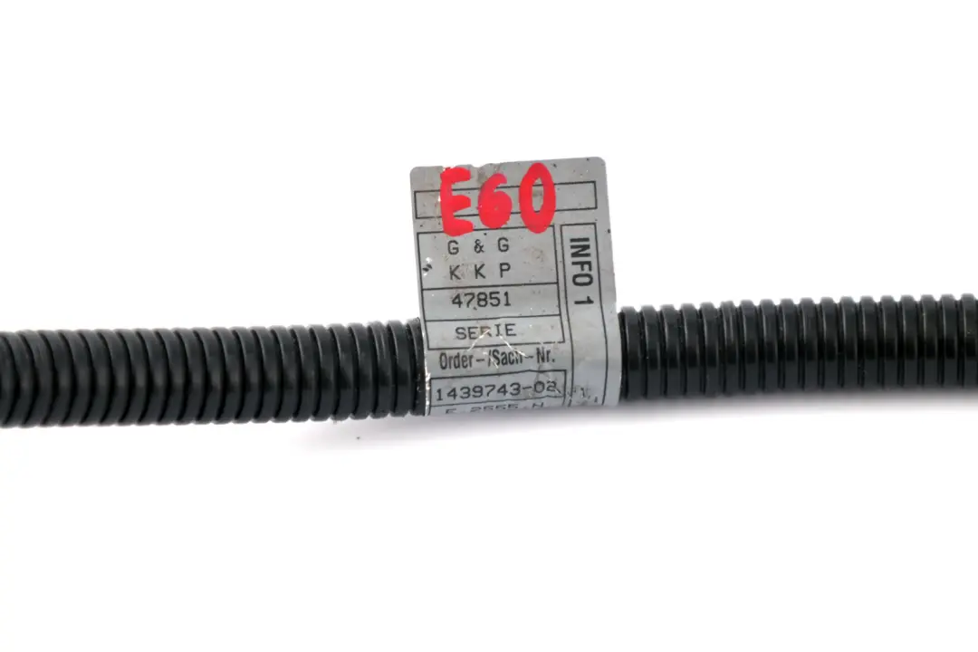 Cable Alternator Starter BMW Z3 Z4 X3 X5 E46 E53 E60 E65 E83 E85 - SKU 1439743 - Part number 1439743
