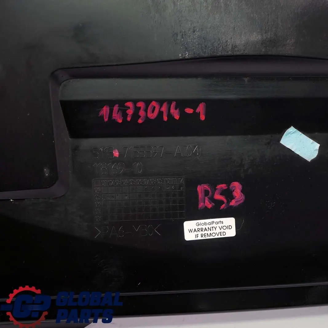 BMW Mini Cooper S R52 R53 1 Luftführung 5113 - SKU 1473014-1 - Teilenummer 1473014