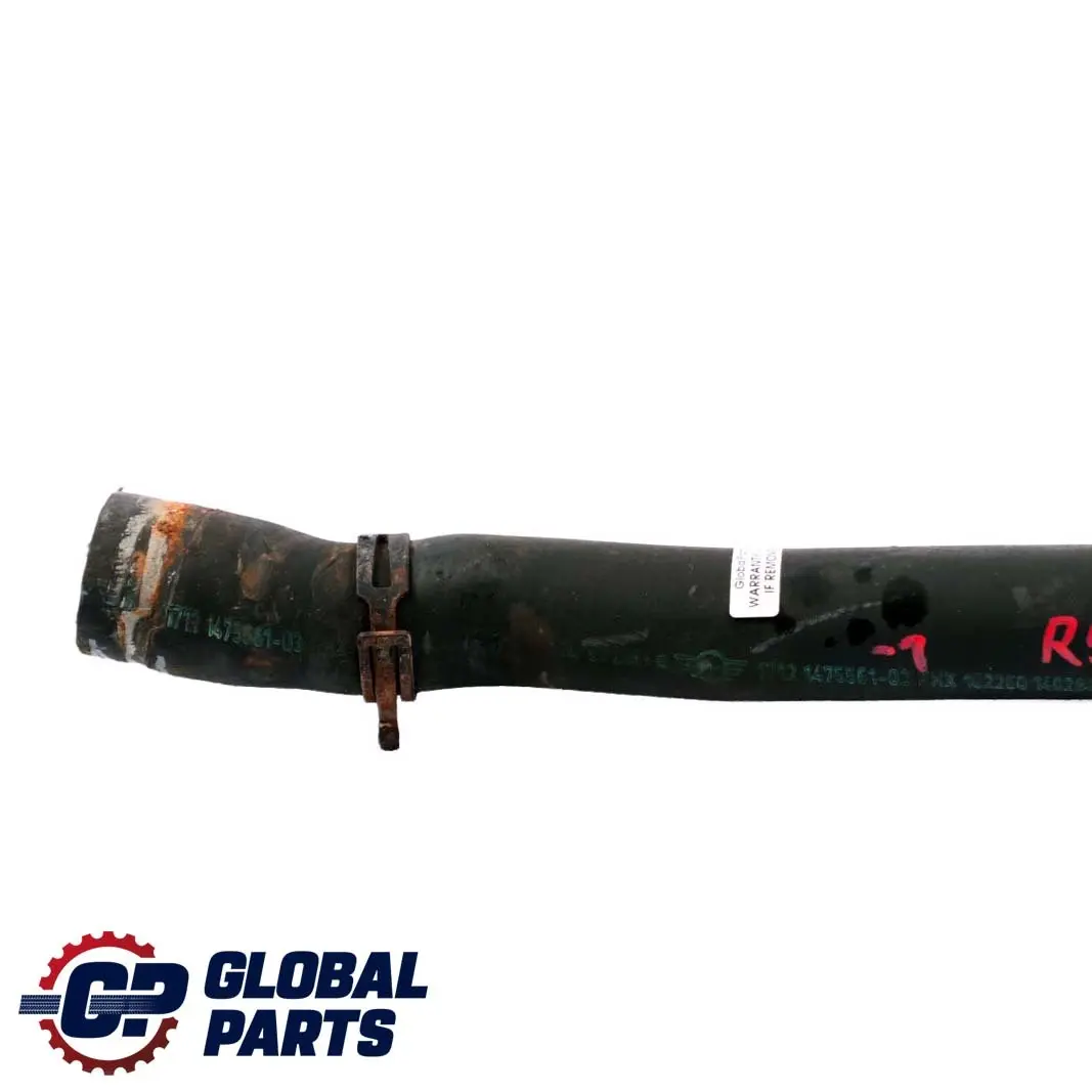 BMW Mini Cooper One R50 W10 1 Coolant Water Hose Pipe Line Radiator - SKU 1475561-1 - Part number 1475561