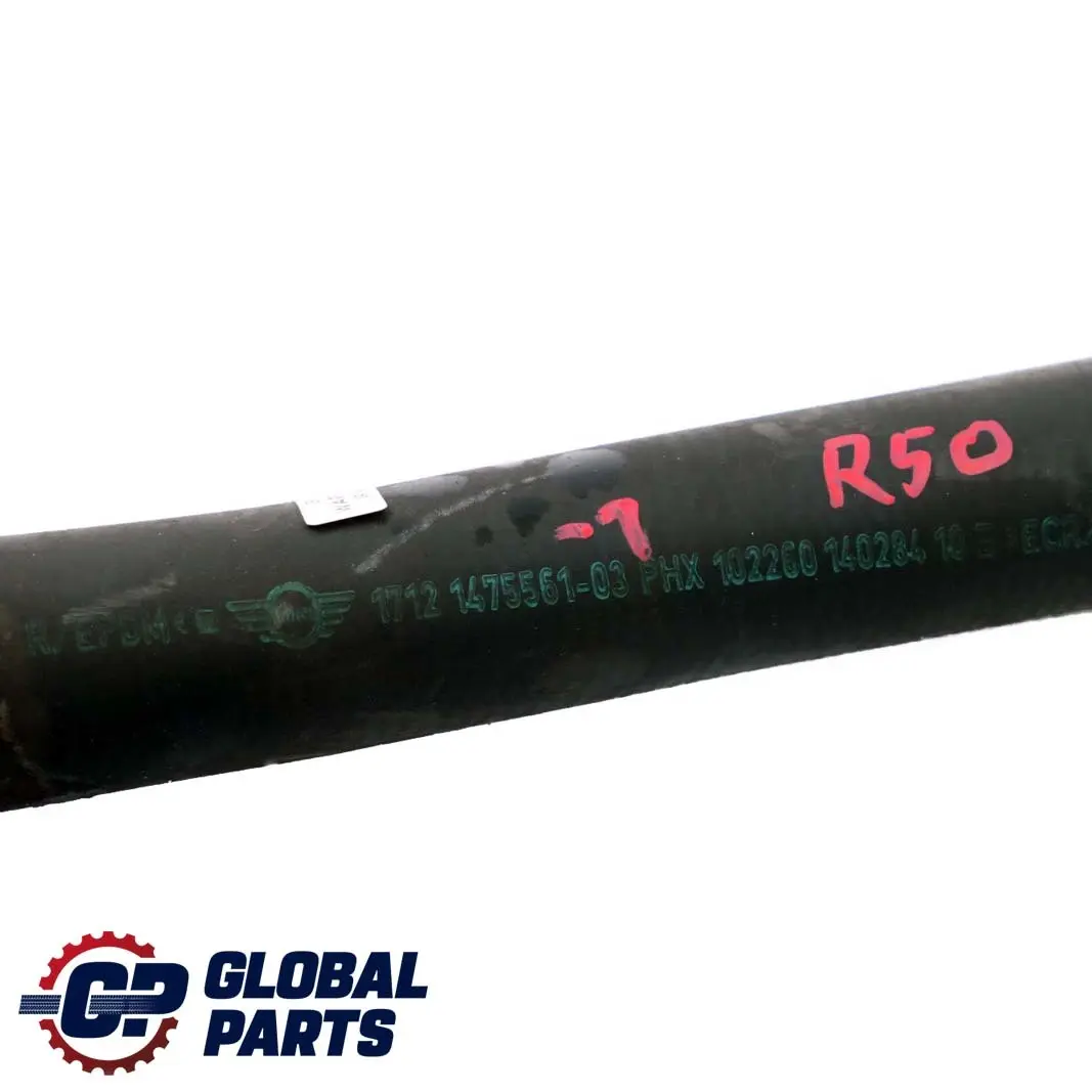 Refrigerante De Agua Manguera De La Línea Del Radiador W10 para Mini R50 con número de pieza 1475561 Mini R50 Refrigerante De Agua Manguera De La Línea Del Radiador W10 - SKU 1475561-1 - Número de pieza 1475561