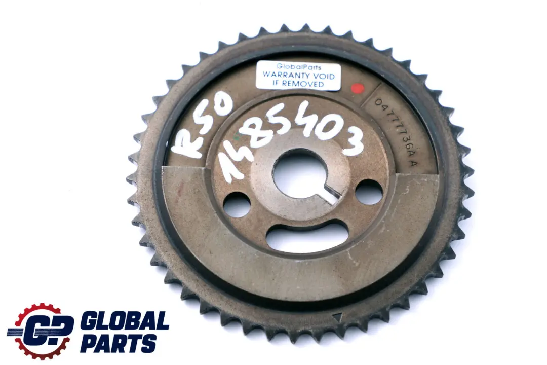 Timing Camshaft Sprocket Gear 04777736AA to BMW Mini Cooper R50 R53 W10 with Part number 1485403 BMW Mini Cooper R50 R53 W10 Timing Camshaft Sprocket Gear 04777736AA - SKU 1485403 - Part number 1485403