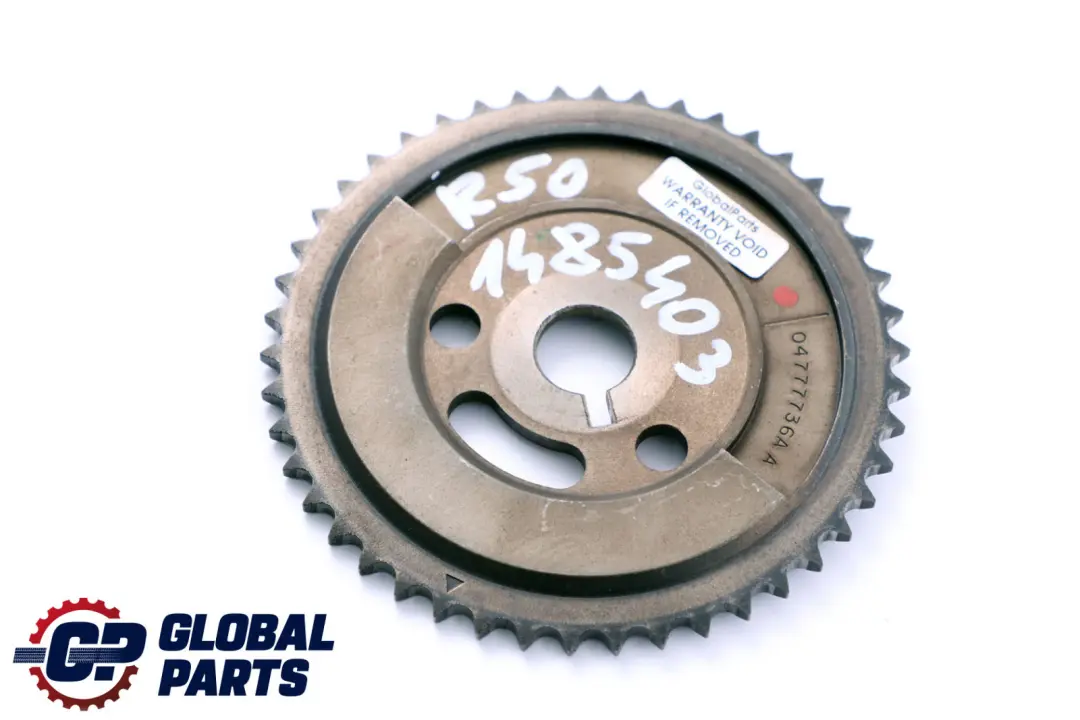 Timing Camshaft Sprocket Gear 04777736AA to BMW Mini Cooper R50 R53 W10 with Part number 1485403 BMW Mini Cooper R50 R53 W10 Timing Camshaft Sprocket Gear 04777736AA - SKU 1485403 - Part number 1485403