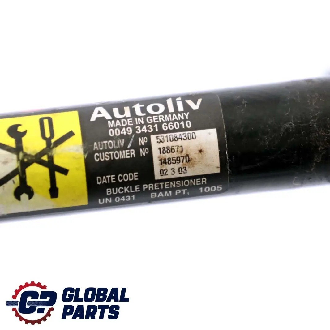 Tensor Del Cinturón Seguridad Hebilla Izquierda 1485970 para Mini R50 R52 R53 con número de pieza 1485968 Mini R50 R52 R53 Tensor Del Cinturón Seguridad Hebilla Izquierda 1485970 - SKU 1485968-1 - Número de pieza 1485968