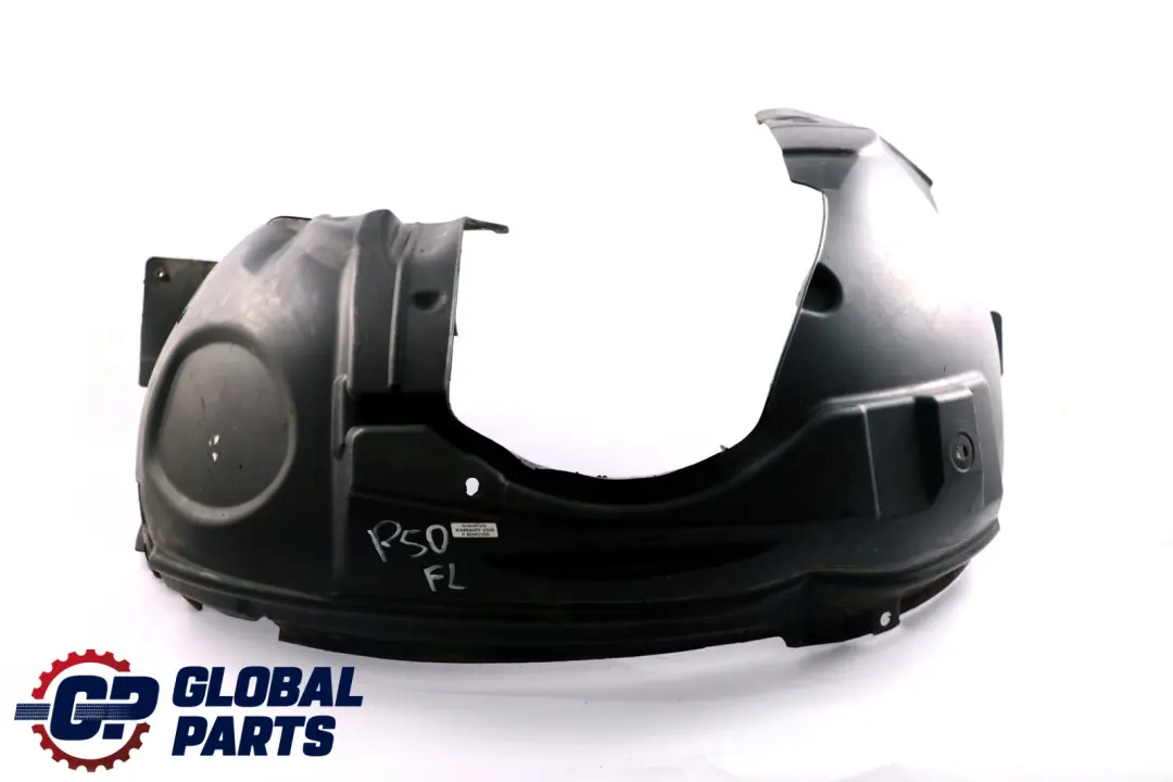 Front Left N/S Wheel Housing Arch Cover to Mini Cooper R50 R52 R53 with Part number 1486198 Mini Cooper R50 R52 R53 Front Left N/S Wheel Housing Arch Cover - SKU 1486198 - Part number 1486198