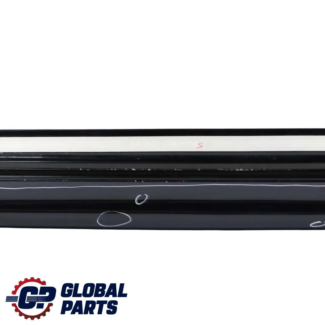 Mini R50 R53 Cooper S Right O/S Sill Skirt Side Trim Black - SKU 1491056-BLK - Part number 1491056