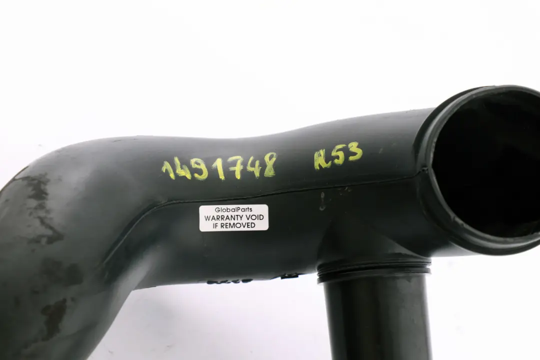 Mini Cooper S R52 R53 Front Panel Cold Air Intake Duct Pipe Hose - SKU 1491748 - Part number 1491748