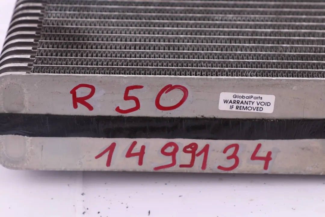 Radiatore Evaporatore per Mini Cooper One R50 R52 R53 con numero di parte 1499134 Mini Cooper One R50 R52 R53 Radiatore Evaporatore - SKU 1499134 - Numero di parte 1499134