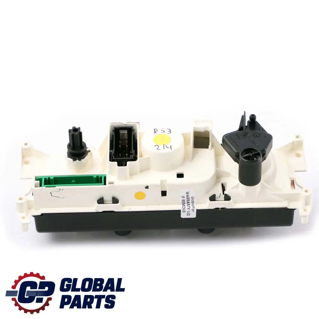 Heater Control Panel Air Con Conditioning Chrom to Mini Cooper One R50 R52 with Part number 1502214 Mini Cooper One R50 R52 Heater Control Panel Air Con Conditioning Chrom - SKU 1502214-1 - Part number 1502214