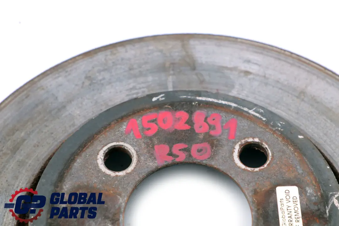 Front Wheel Brake Disc Ventilated to Mini R50 R52 R53 with Part number 1502891 Mini R50 R52 R53 Front Wheel Brake Disc Ventilated - SKU 1502891 - Part number 1502891