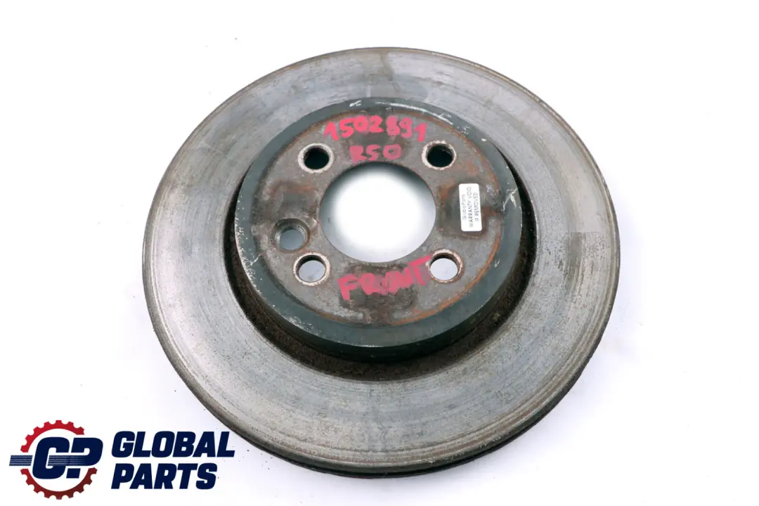 Front Wheel Brake Disc Ventilated to Mini R50 R52 R53 with Part number 1502891 Mini R50 R52 R53 Front Wheel Brake Disc Ventilated - SKU 1502891 - Part number 1502891