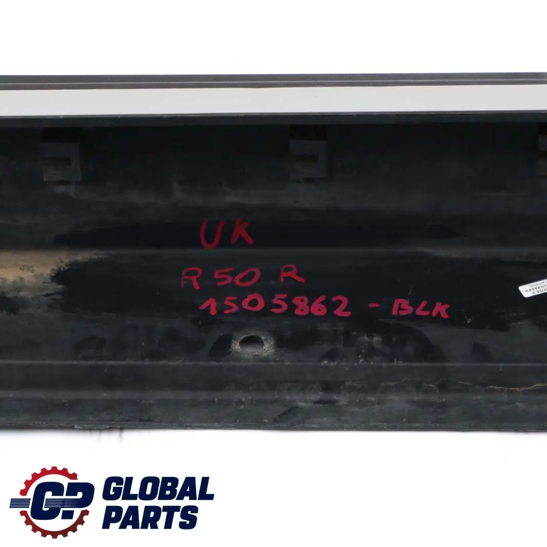 Side Cover Trim Sill Skirt Panel Right O/S Black to Mini Cooper R50 with Part number 1505862 Mini Cooper R50 Side Cover Trim Sill Skirt Panel Right O/S Black - SKU 1505862-BLK - Part number 1505862