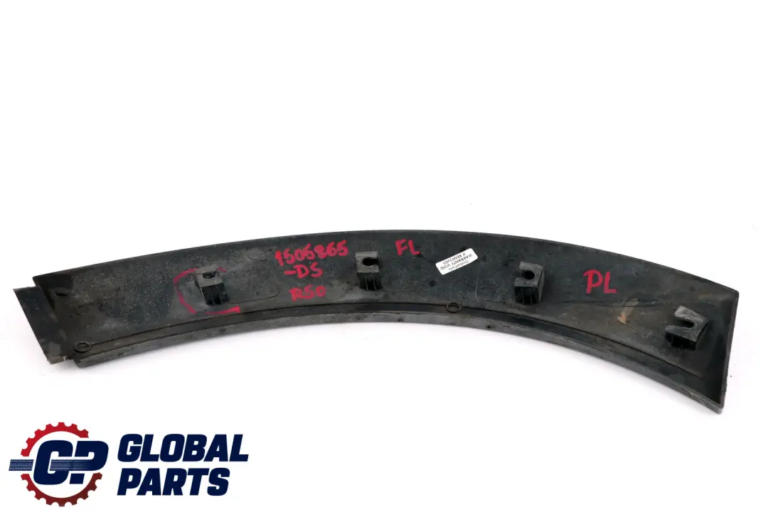 Arch Cover Wing Trim Front Left N/S Dark Silver to BMW Mini R50 R52 R53 Wheel with Part number 1505865 BMW Mini R50 R52 R53 Wheel Arch Cover Wing Trim Front Left N/S Dark Silver - SKU 1505865-DS - Part number 1505865