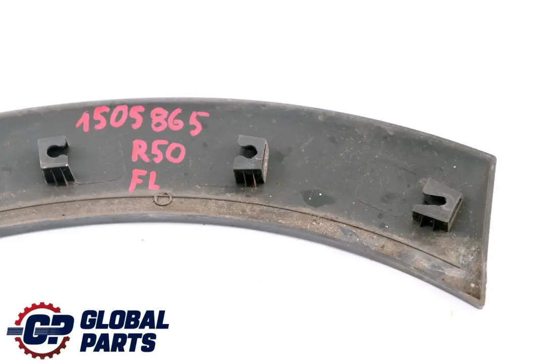 Listwa Osłona Błotnika Lewy Przód do MINI R50 R52 R53 o numerze 1505865 MINI R50 R52 R53 Listwa Osłona Błotnika Lewy Przód - SKU 1505865 - Numer Części 1505865