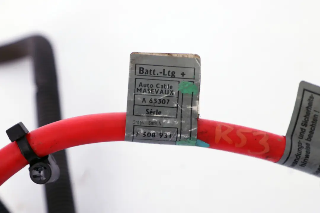 Cavo Batteria Positivo Pi? Filo Polo per Mini Cooper S R53 con numero di parte 1508931 Mini Cooper S R53 Cavo Batteria Positivo Pi? Filo Polo - SKU 1508931 - Numero di parte 1508931