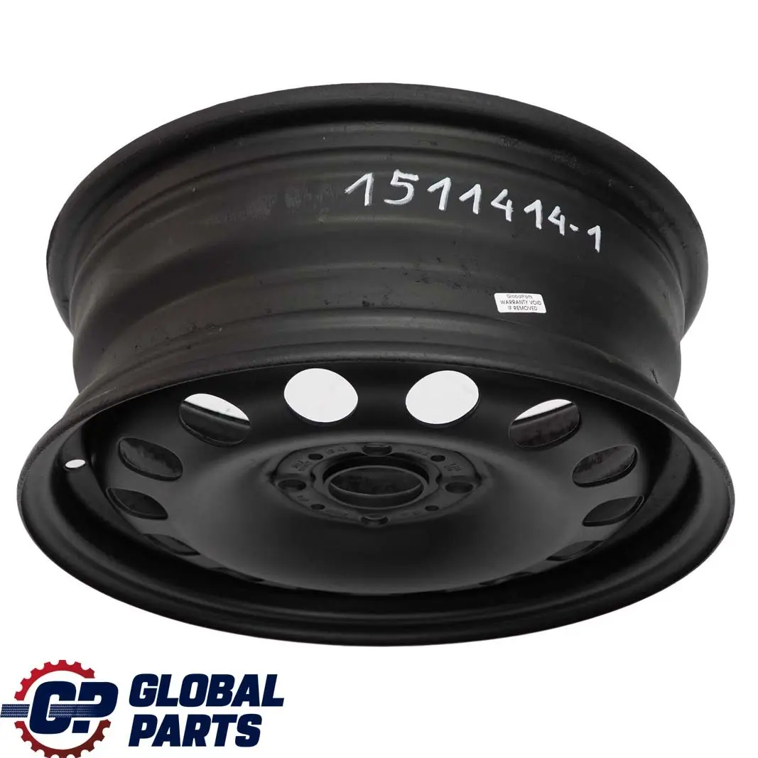 Schwarz Stahlfelge 15" ET:45 5,5J für Mini Cooper One R50 R55 R56 R57 mit Teilenummer 1511414 Mini Cooper One R50 R55 R56 R57 Schwarz Stahlfelge 15" ET:45 5,5J - SKU 1511414-1 - Teilenummer 1511414