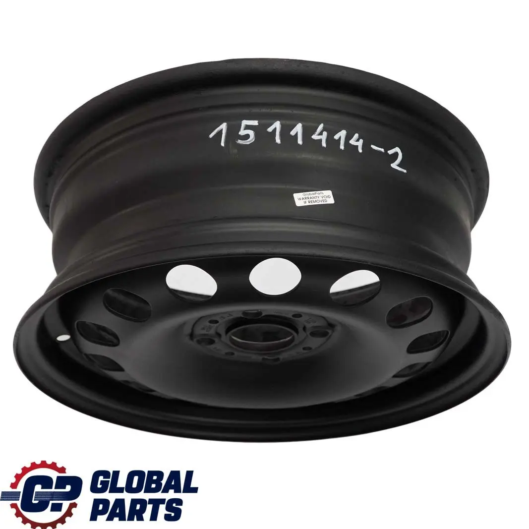 Steel Wheel Rim 15" 5,5J ET:45 to Mini Cooper One R50 R55 R56 R57 Black with Part number 1511414 Mini Cooper One R50 R55 R56 R57 Black Steel Wheel Rim 15" 5,5J ET:45 - SKU 1511414-2 - Part number 1511414