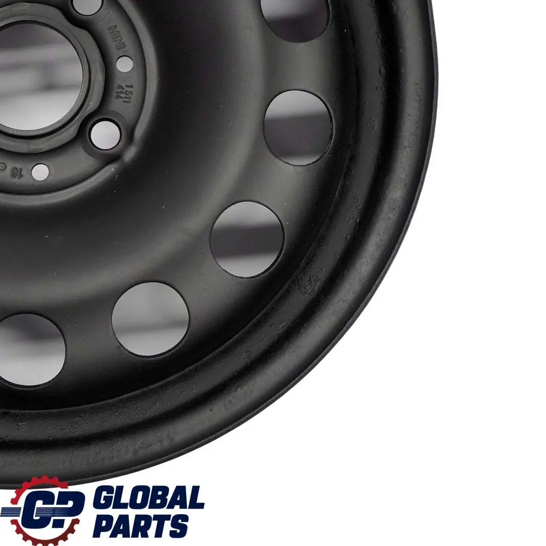Mini Cooper One R50 R55 R56 R57 Black Steel Wheel Rim 15" ET:45 5,5J - SKU 1511414-3 - Part number 1511414