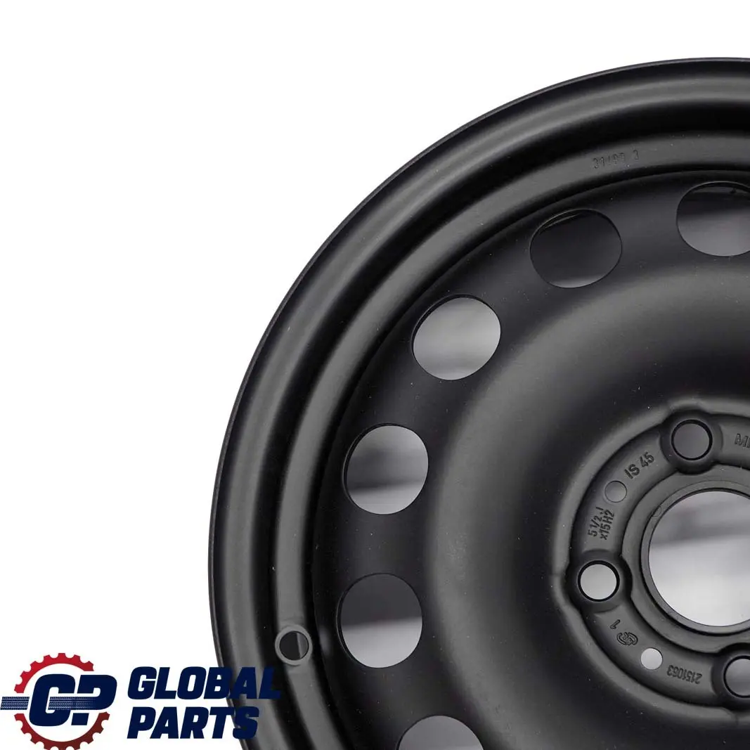 Steel Wheel Rim 15" 5,5J ET:45 to Mini Cooper One R50 R55 R56 R57 Black with Part number 1511414 Mini Cooper One R50 R55 R56 R57 Black Steel Wheel Rim 15" 5,5J ET:45 - SKU 1511414-4 - Part number 1511414