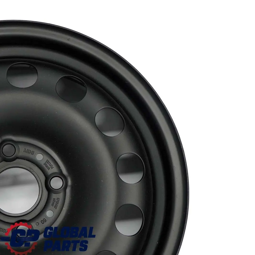 Steel Wheel Rim 15" 5,5J ET:45 to Mini Cooper One R50 R55 R56 R57 Black with Part number 1511414 Mini Cooper One R50 R55 R56 R57 Black Steel Wheel Rim 15" 5,5J ET:45 - SKU 1511414-4 - Part number 1511414
