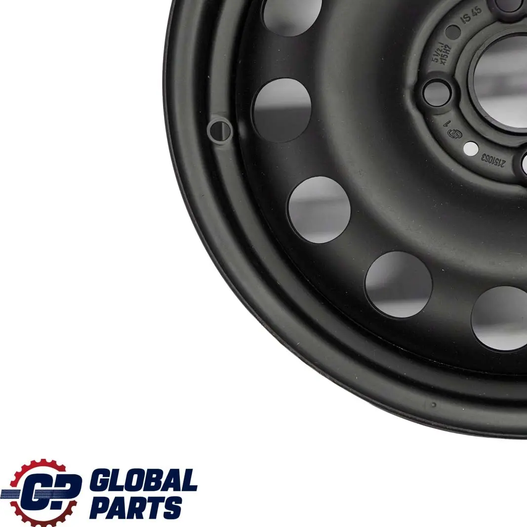 Steel Wheel Rim 15" 5,5J ET:45 to Mini Cooper One R50 R55 R56 R57 Black with Part number 1511414 Mini Cooper One R50 R55 R56 R57 Black Steel Wheel Rim 15" 5,5J ET:45 - SKU 1511414-4 - Part number 1511414