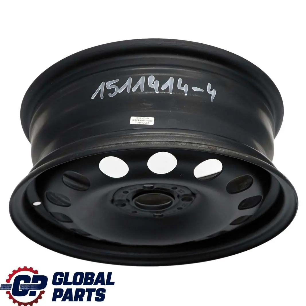 Steel Wheel Rim 15" 5,5J ET:45 to Mini Cooper One R50 R55 R56 R57 Black with Part number 1511414 Mini Cooper One R50 R55 R56 R57 Black Steel Wheel Rim 15" 5,5J ET:45 - SKU 1511414-4 - Part number 1511414