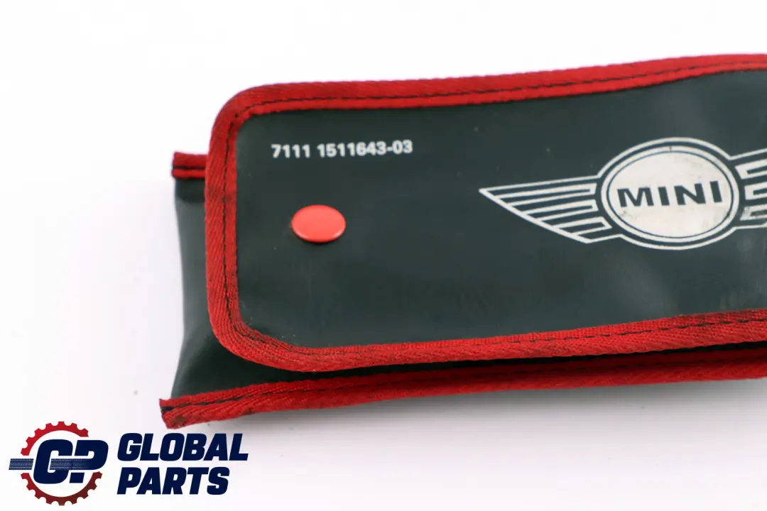 Werkzeugtasche Werkzeug Haken Set für MINI Cooper One 1 R50 R52 R53 mit Teilenummer 1511643 MINI Cooper One 1 R50 R52 R53 Werkzeugtasche Werkzeug Haken Set - SKU 1511643-1 - Teilenummer 1511643