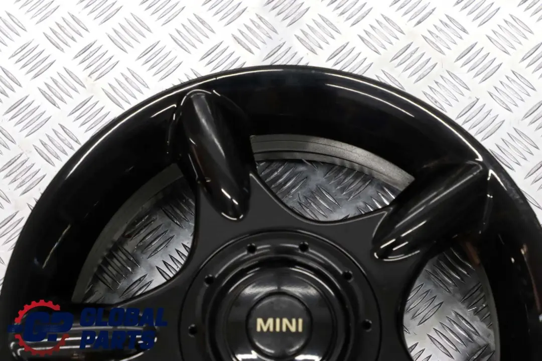 Alloy Rim 16 6,5J ET:48 5-spider spoke 83 to Mini Cooper One R50 R52 Black Wheel with Part number 1512348 Mini Cooper One R50 R52 Black Wheel Alloy Rim 16 6,5J ET:48 5-spider spoke 83 - SKU 1512348-3 - Part number 1512348