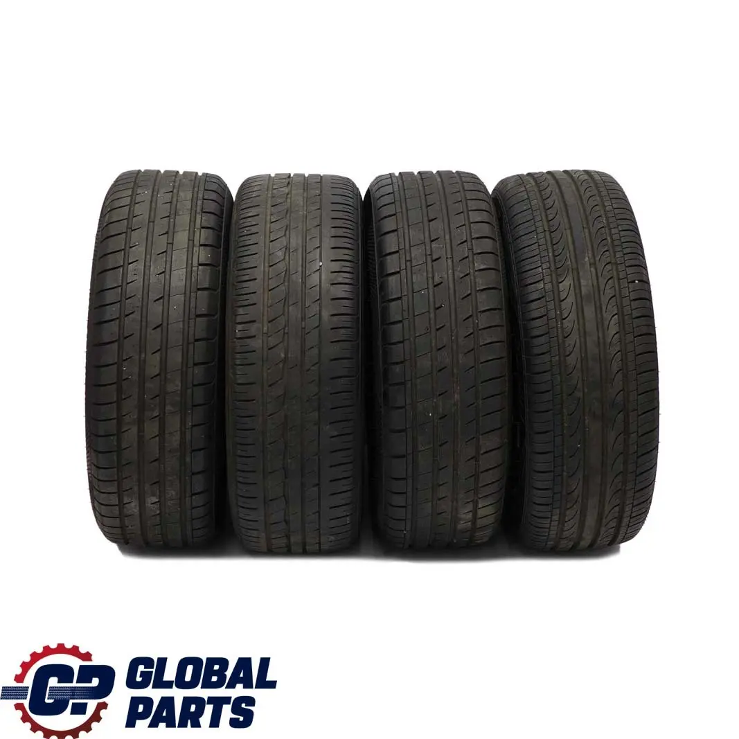 Complete 4x Wheel Alloy Rim Tyres 16" 6,5J 5-Spider Spoke 83 to Mini Cooper R50 with Part number 1512348 Mini Cooper R50 Complete 4x Wheel Alloy Rim Tyres 16" 6,5J 5-Spider Spoke 83 - SKU 1512348-SET - Part number 1512348