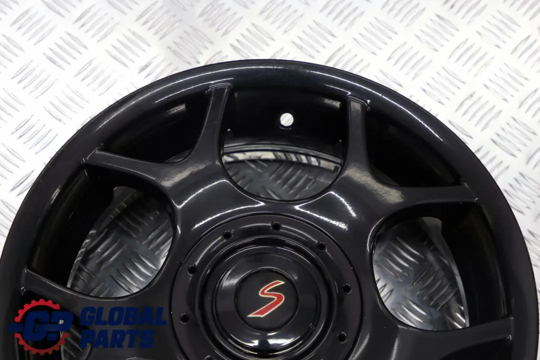 Mini Cooper One R50 R52 R53 Black Wheel Alloy Rim 16" 6,5J ET:48 X-Lite 84 - SKU 1512350-3 - Part number 1512350
