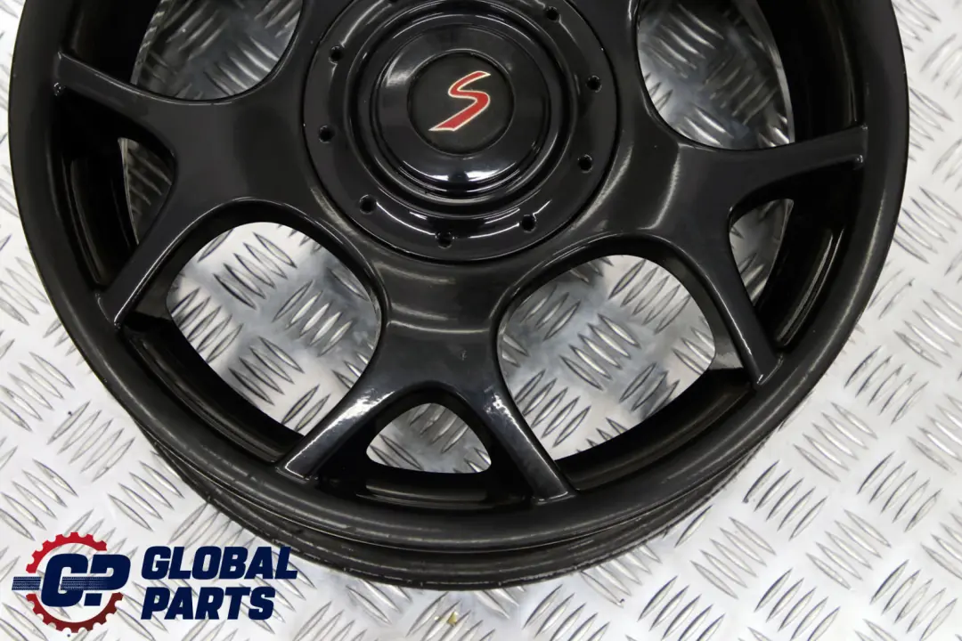 Llanta De aleacion negra 16" 6,5J ET:48 X-Lite 84 para Mini Cooper One R50 R52 R53 con número de pieza 1512350 Mini Cooper One R50 R52 R53 Llanta De aleacion negra 16" 6,5J ET:48 X-Lite 84 - SKU 1512350-3 - Número de pieza 1512350