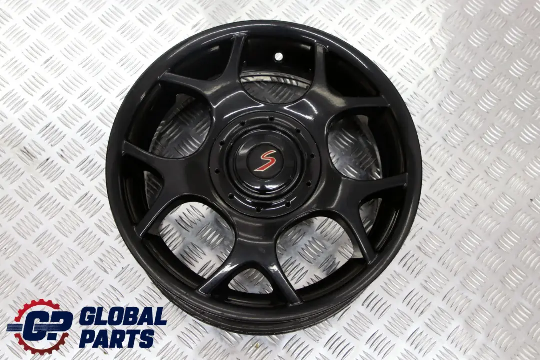 Llanta De aleacion negra 16" 6,5J ET:48 X-Lite 84 para Mini Cooper One R50 R52 R53 con número de pieza 1512350 Mini Cooper One R50 R52 R53 Llanta De aleacion negra 16" 6,5J ET:48 X-Lite 84 - SKU 1512350-3 - Número de pieza 1512350